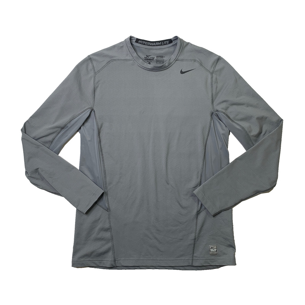 Nike Pro Combat Shirt Mens Extra Large Hyperwarm Lite Dri Fit Fitted Long Sleeve